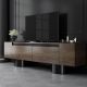 HANAH HOME TV komoda Bohem, braon/crna - EP3057932