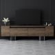 HANAH HOME TV komoda Bohem, braon/crna - EP3057932