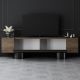 HANAH HOME TV komoda Bohem, braon/crna - EP3057932