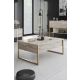 HANAH HOME Klub sto Luxe, krem/zlatna - 618BLY1354