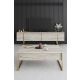 HANAH HOME Klub sto Luxe, krem/zlatna - 618BLY1354