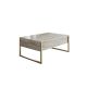 HANAH HOME Klub sto Luxe, krem/zlatna - 618BLY1354