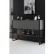 HANAH HOME Komoda za dnevnu sobu Luxe, antracit/crna - 618BLY1407