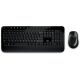 MICROSOFT Bežična tastatura + miš Wireless Desktop 2000, WiFi, BlueTrack, crna - M7J-00015