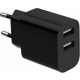 GEMBIRD Univerzalni punjač 2-port USB TA-UC-2A12-01-BK, 12w, crna - 46489-1