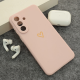 Maska za Samsung A57 5G/ Golden Heartbeat roze - 622283