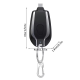 Power Bank privezak 1500 mAh iPhone Lightning crni - EP3110494