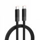 Kabel LDNIO LC241c 65W Automatic Turn OFF Type-C na Type-C 1m sivi - EP3038450