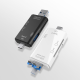 Čitač kartica USB 6u1 OTG crni - EP3033189
