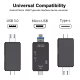 Čitač kartica USB 6u1 OTG crni - EP3033189
