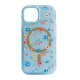 Maska za iPhone 15 Mag Case Floral Series plava - EP3276059