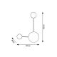 Rabalux Zidna lampa Amadeo LED 7W crna (6258) - 6258