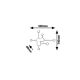 Rabalux Zidna lampa Amadeo LED 21W crna (6260) - 6260