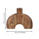 EGLO Dekorativna drvena vaza 19.5x5x14.5cm Melobody - 421279