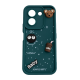 Maska za Honor X7e tirkiz Sweet Coffe zelena - EP3177616