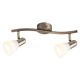 Rabalux Spot rasveta Soma E14 2x MAX 40W bronzana (6307) - 6307