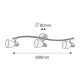 Rabalux Spot rasveta Soma E14 3x MAX 40W bronzana (6308) - 6308