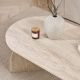 NORDURE Klub sto Melina, mermerna krem - EP3057938