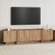 NORDURE TV komoda Lowen, braon/antracit - EP3057947