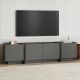 NORDURE TV komoda Lowen, antracit/crna - EP3057953