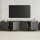 NORDURE TV komoda Lowen, antracit/crna - EP3057953