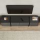 NORDURE TV komoda Lowen, antracit/crna - EP3057953