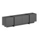 NORDURE TV komoda Lowen, antracit/crna - EP3057953