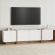 NORDURE TV komoda Lowen, bela/braon - EP3057956