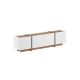 NORDURE TV komoda Lowen, bela/braon - EP3057956
