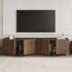 NORDURE TV komoda Lowen, braon/antracit - EP3057959