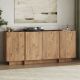 NORDURE Komoda Dorma, braon/antracit - EP3057962