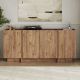 NORDURE Komoda Dorma, braon/antracit - EP3057962