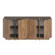 NORDURE Komoda Dorma, braon/antracit - EP3057962