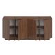 NORDURE Komoda Dorma, tamno braon - EP3057974