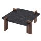 NORDURE Klub sto Marais, crna/braon - EP3057980