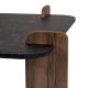 NORDURE Klub sto Marais, crna/braon - EP3057980
