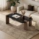 NORDURE Klub sto Renard, crna/braon - EP3057986