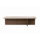 NORDURE Klub sto Harbor, mermerna krem/braon - EP3057989