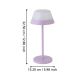 EGLO Stona lampa Meggiano LED 1,5W RGB + 3000K, toplo bela - 900979