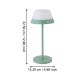 EGLO Stona lampa Meggiano LED 1,5W RGB + 3000K, toplo bela - 900981