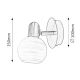 Rabalux Spot rasveta Aurel E14 1x MAX 40W brušeni hrom (6341) - 6341-1