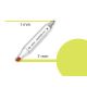 DELI Sketch marker fluorescent yellow-123 - 637441
