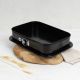 BERLINGER HAUS Pravougaona modla za tortu - opasač 39x27x7.5cm Black Vantage collection BH-8679S - 491104