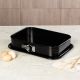 BERLINGER HAUS Pravougaona modla za tortu - opasač 39x27x7.5cm Black Vantage collection BH-8679S - 491104