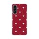 Maska za Samsung A566B Galaxy A56 5G Burgundy Hearts Silikonska Print Skin - EP2811226