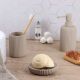TENDANCE Posuda za sapun 11x2.4 cm, poliresin/krem - 64103165