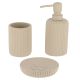 TENDANCE Posuda za sapun 11x2.4 cm, poliresin/krem - 64103165