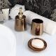 TENDANCE Posuda za sapun 11.8x2cm, porcelan/bronzana - 64113168