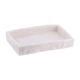 TENDANCE Posuda za sapun 2x13x9cm, poliresin/bela - 64120100