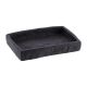 TENDANCE Posuda za sapun 2x13x9cm, poliresin/crna - 64120103
